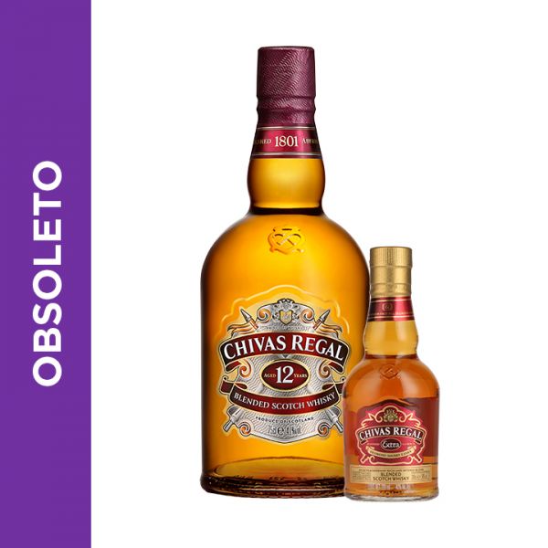 CHIVAS 12Y 750 ML+CHIVAS EXTRA 200 ML