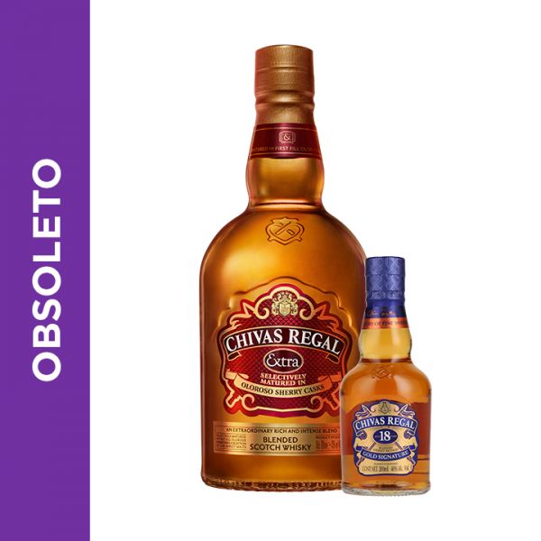 CHIVAS EXTRA  750  ML + CH 18 YO 200 ML