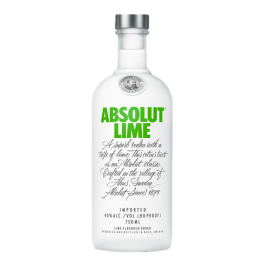 Absolut Vodka Suecia Lime, 750ml botella